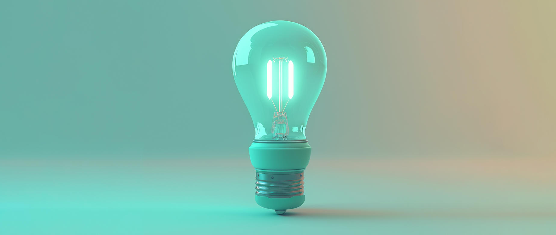 green lightbulb on a green background representing fun family business ideas