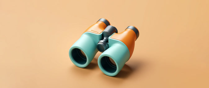 a pair of binoculars representing vision statement examples