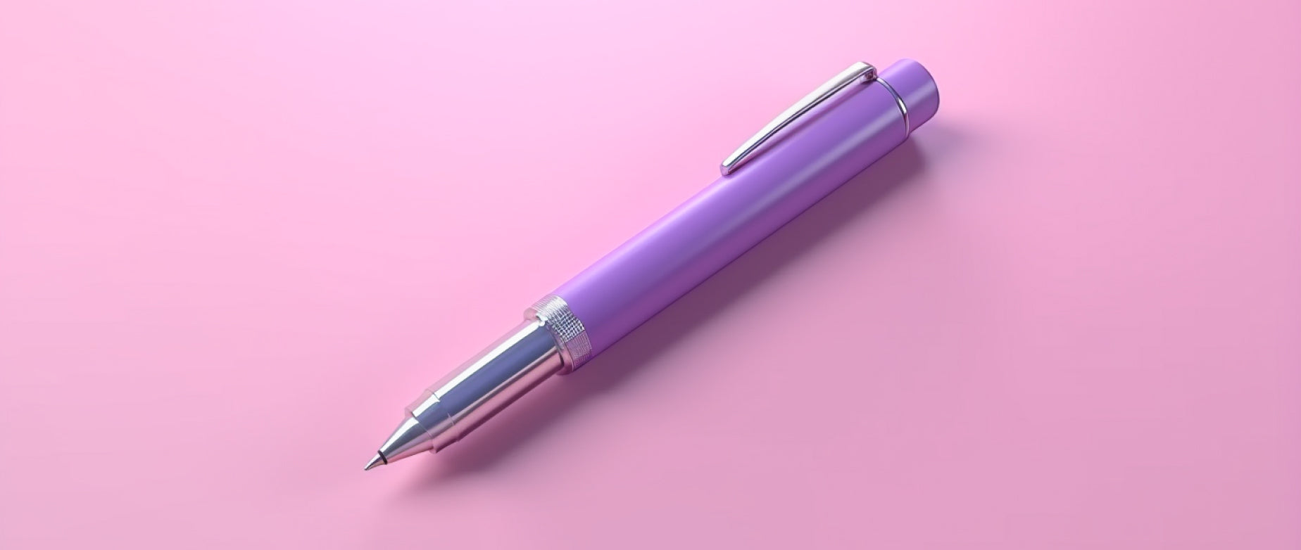 purple pen at an angle, in the middle of the frame: how to write a blog post