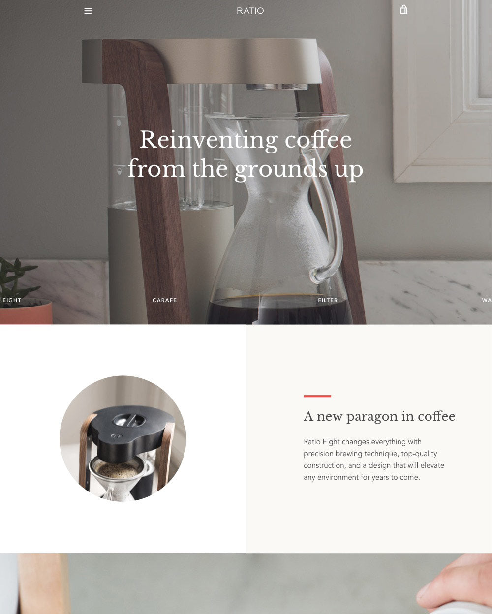 Narrative Shopify theme.