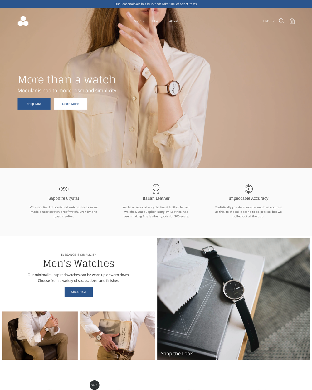 Modular Shopify theme.