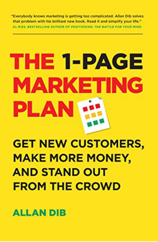 1 page marketing plan