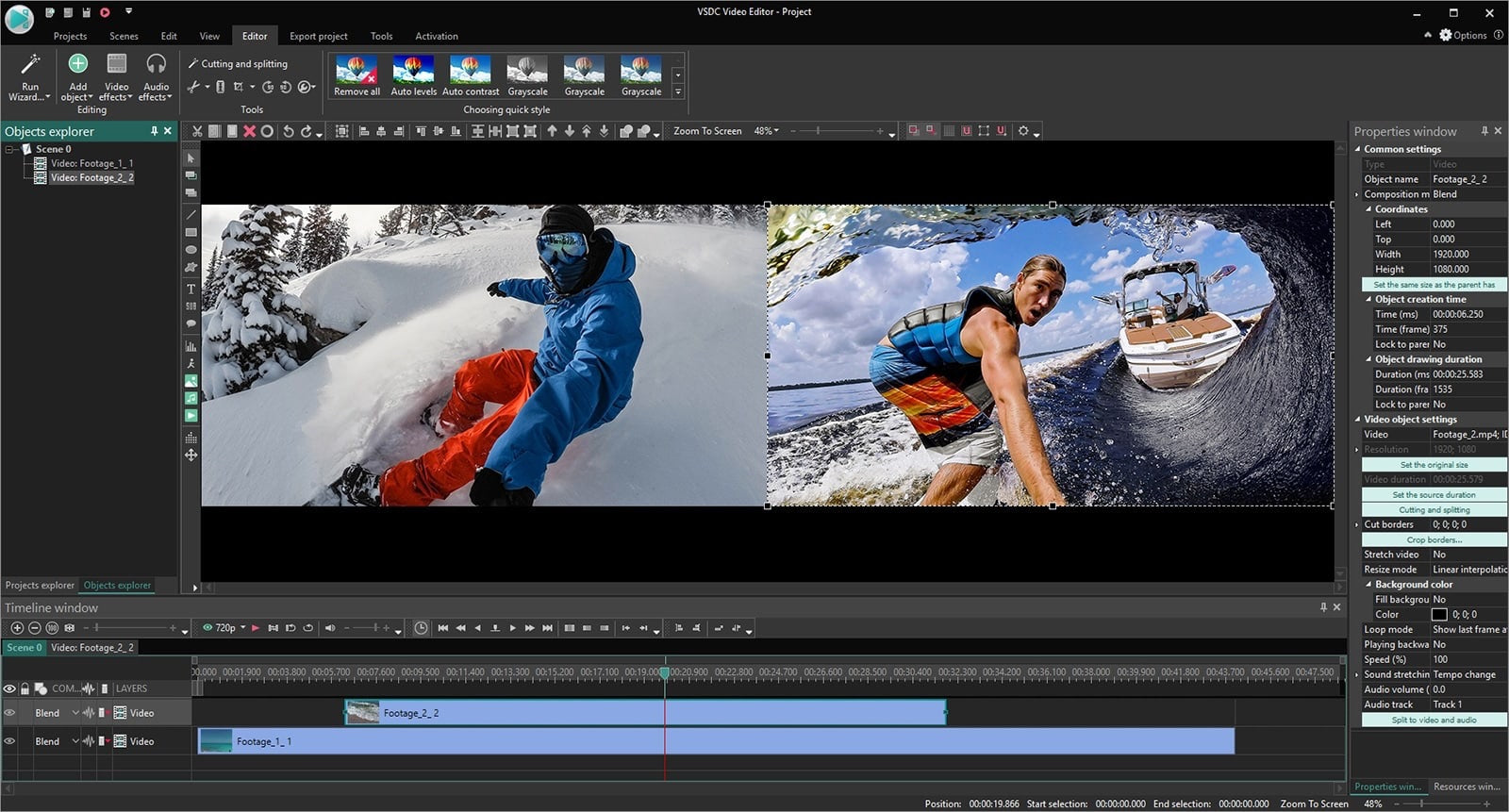 Video editor free