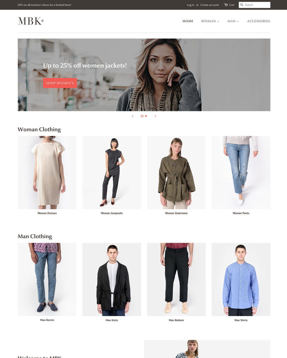 Tema Shopify Minimal