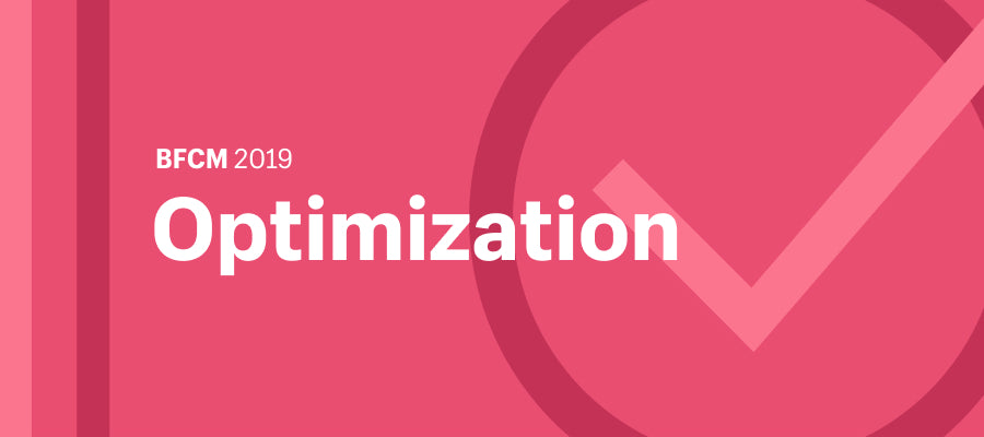 Illustration featuring the word "Optimization" and a checkmark. 