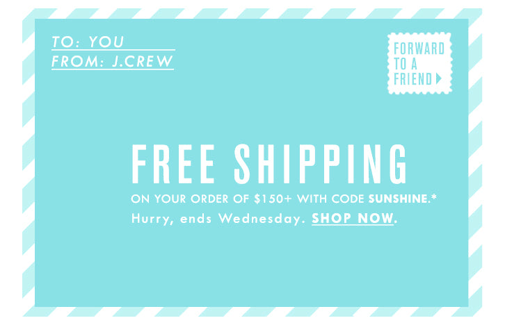 Jcrew Free Shipping