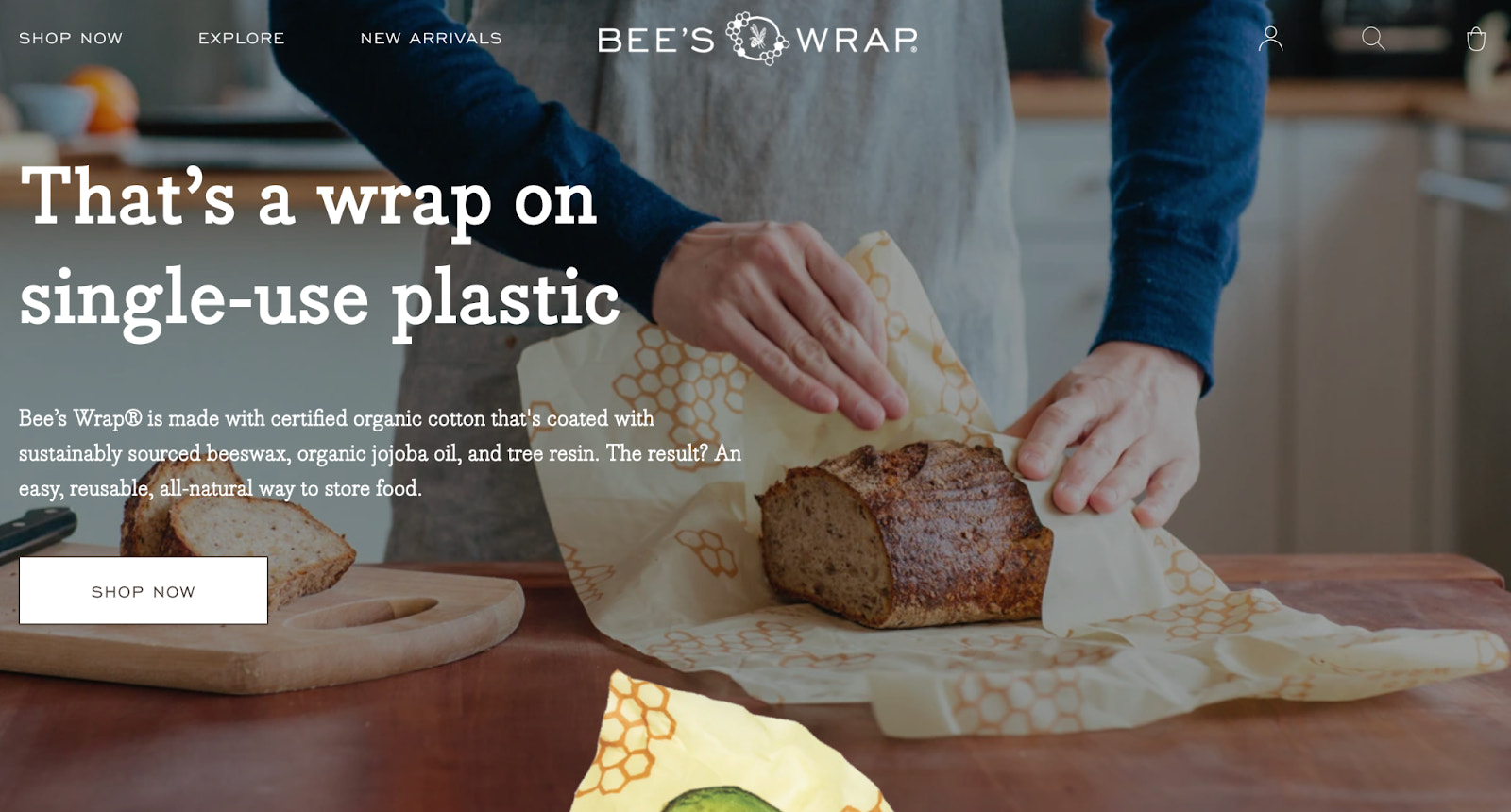 Bee's Wrap niche market example