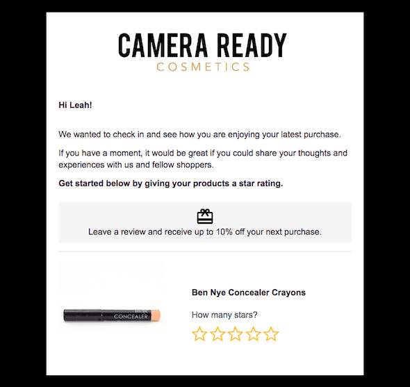 Camera Ready-verzoek voor productbeoordeling