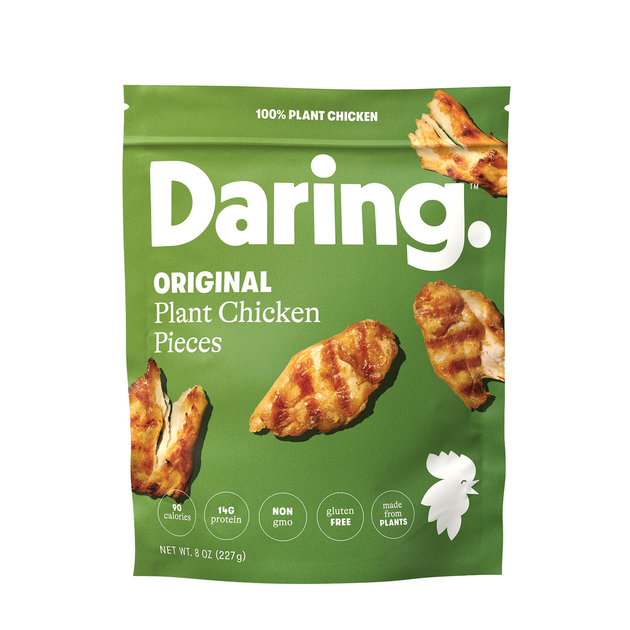 Daring’s original plant chicken pieces pouch. 