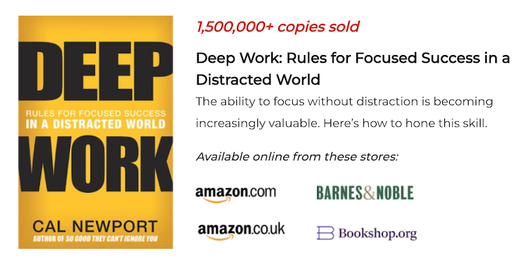 Atomic Habits,So Good They Can't Ignore You,Mindset,Deep Work 4 Book  Collection