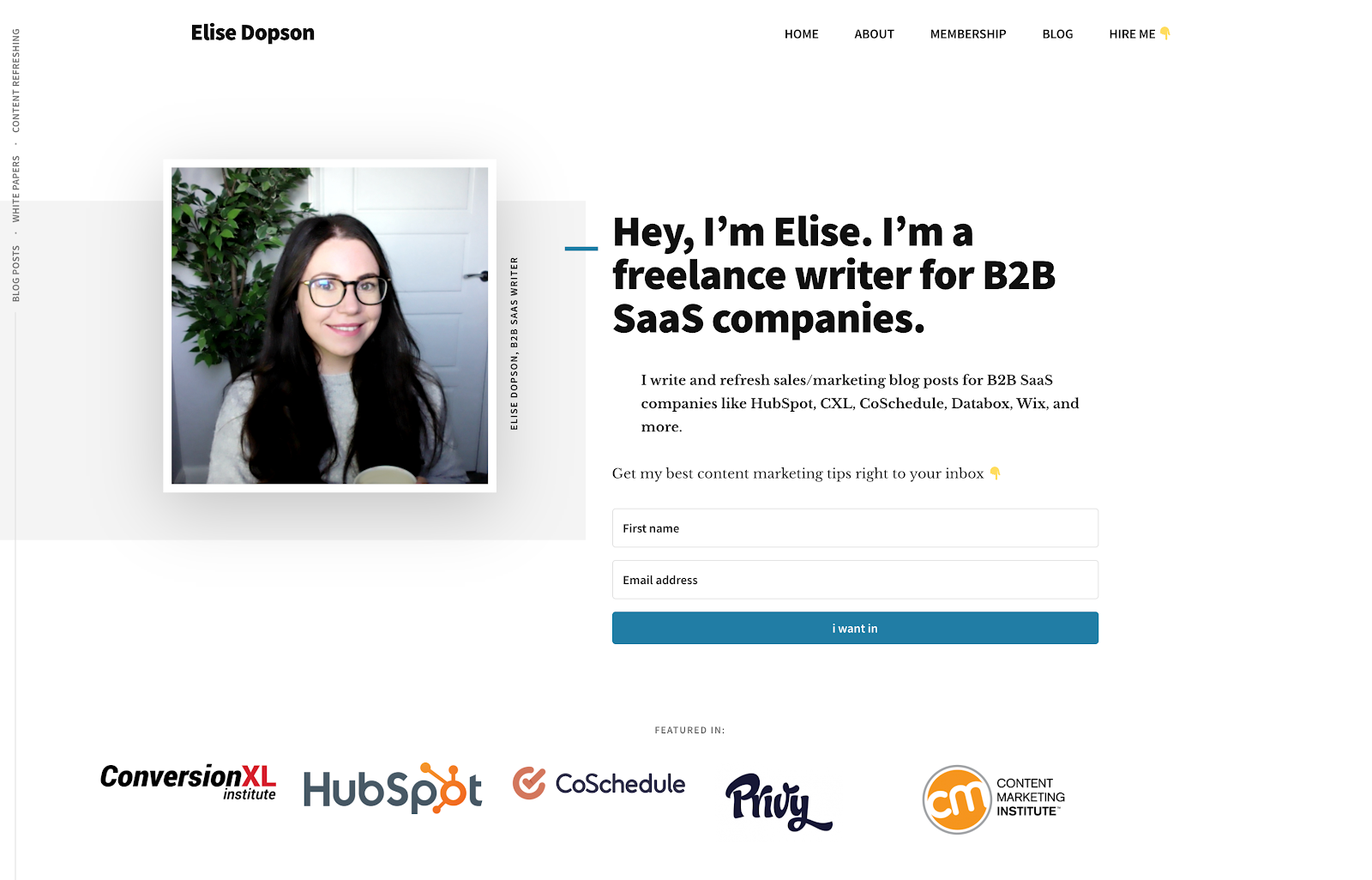 Elise Dopson Escritora Freelance