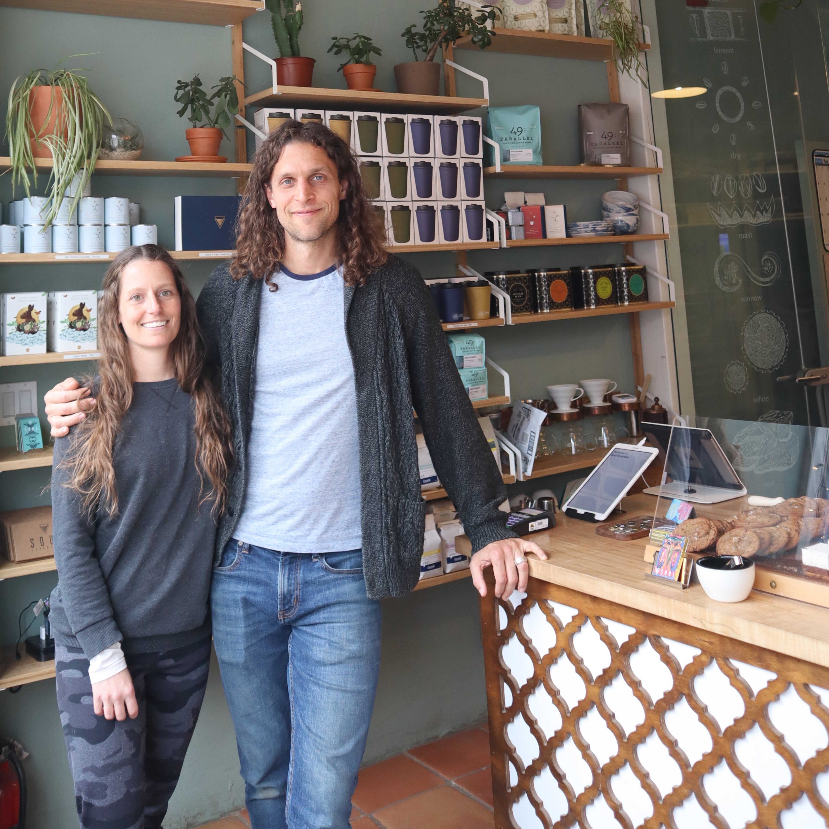 Katie and Kyle Wilson the founders of Soul Chocolate.