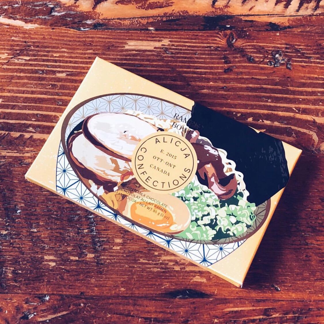 Tavoletta di cioccolata con ciotola per il ramen di Alicja Confections