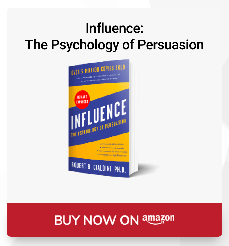 The cover of best business book, Influence