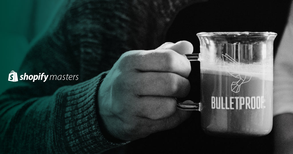 A cup of coffee from Bulletproof. 