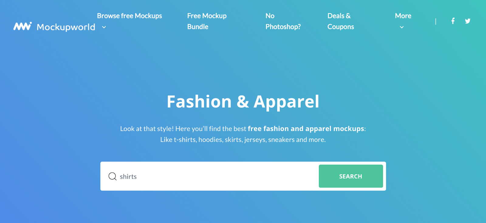Mockupworld ist eine Website für T-Shirt Mockups.