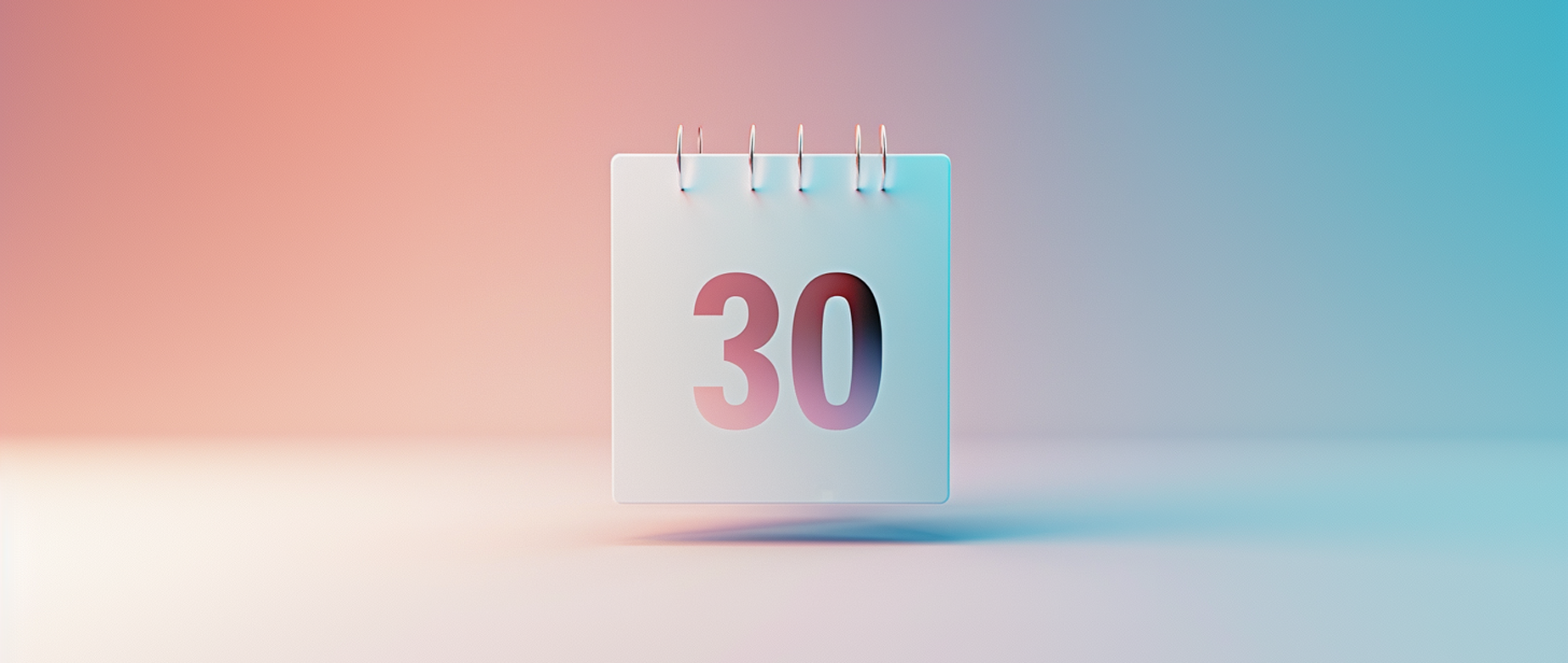 a calendar with the number 30 on it representing net 30 payment terms