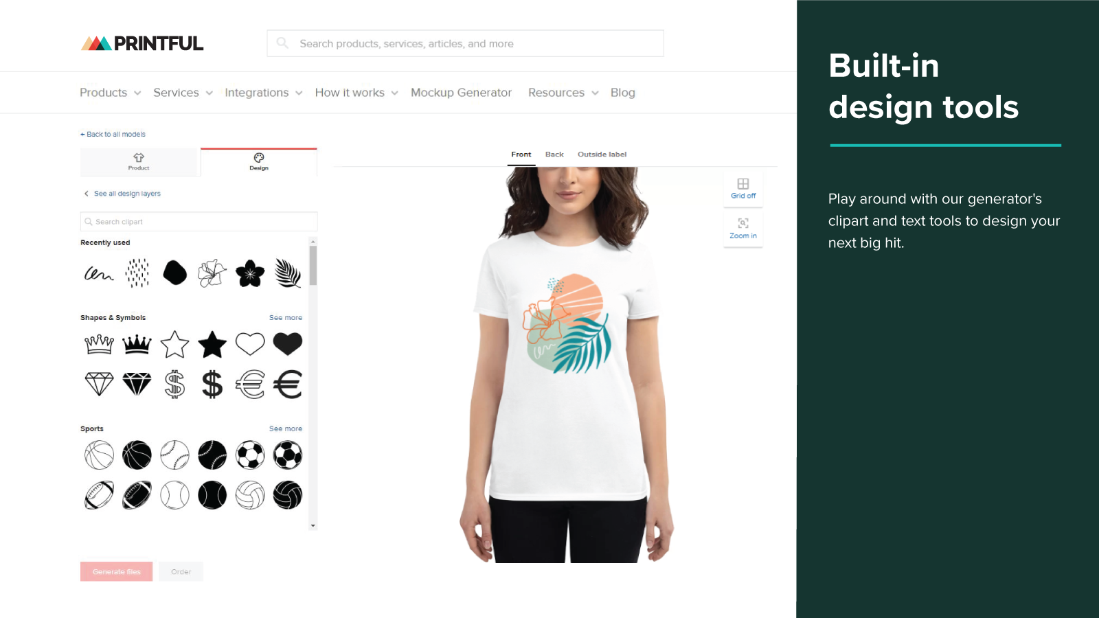 Printful Shopify App voor dropshipping
