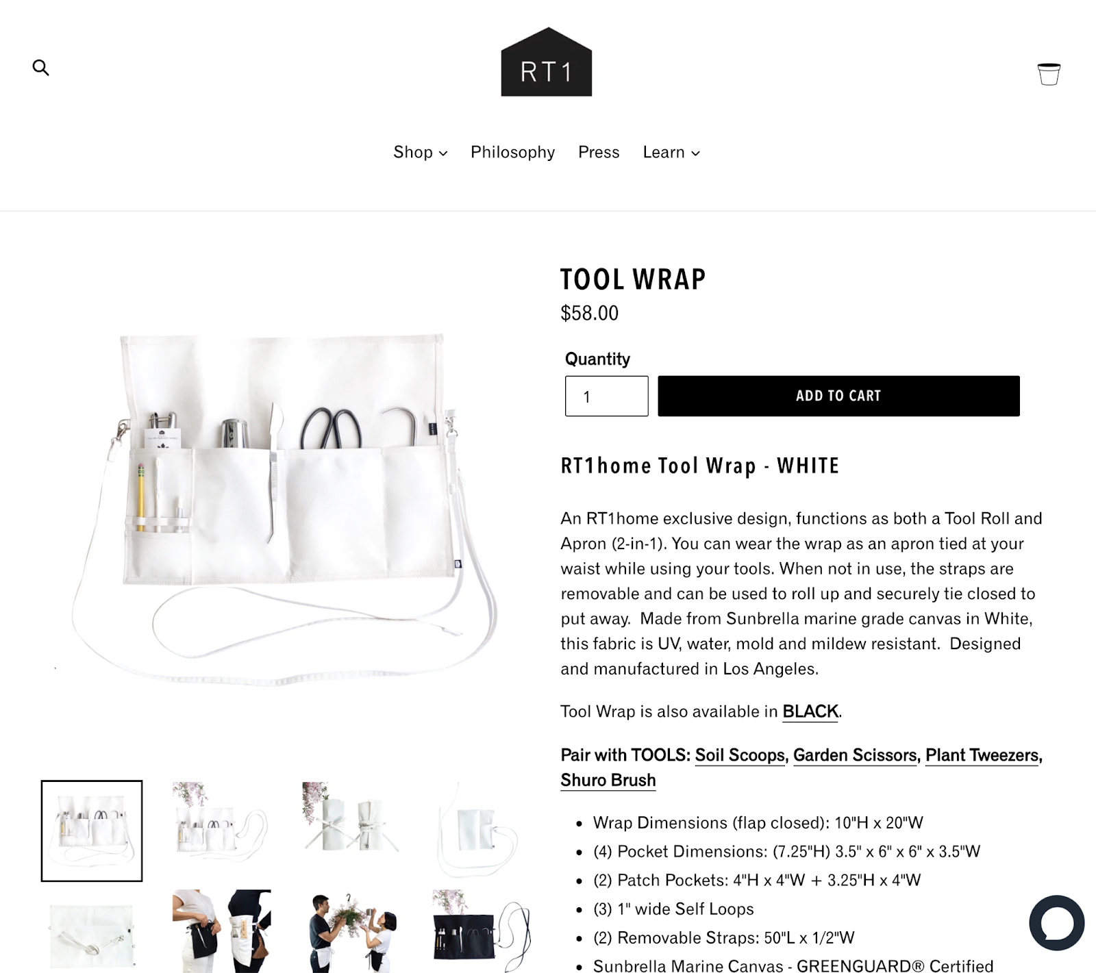 RT1Home product page