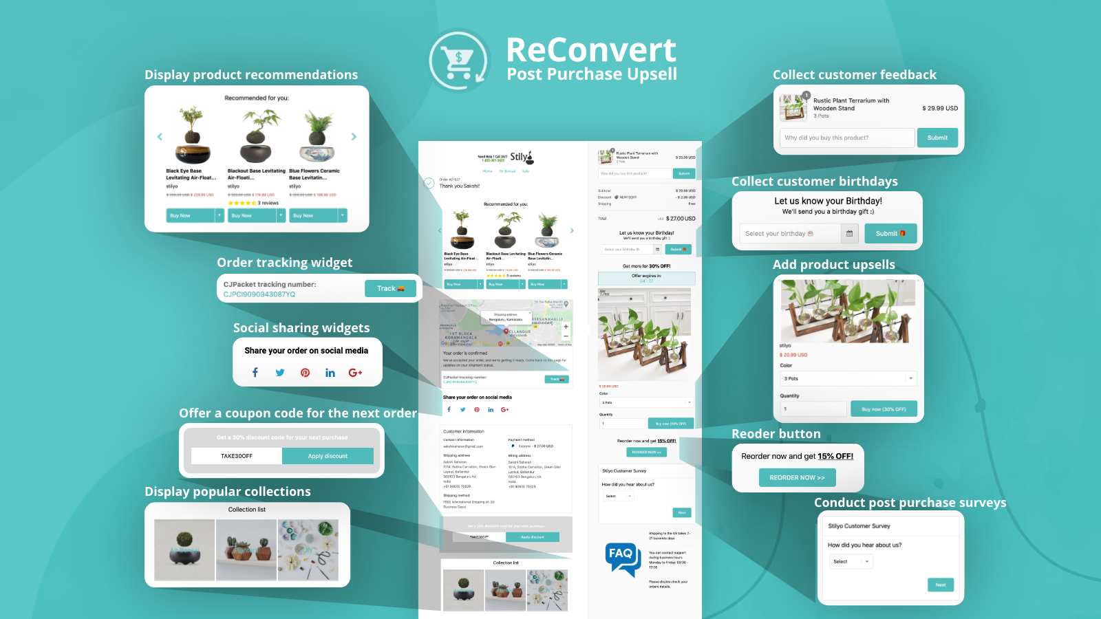 Reconvert gratis Shopify apps