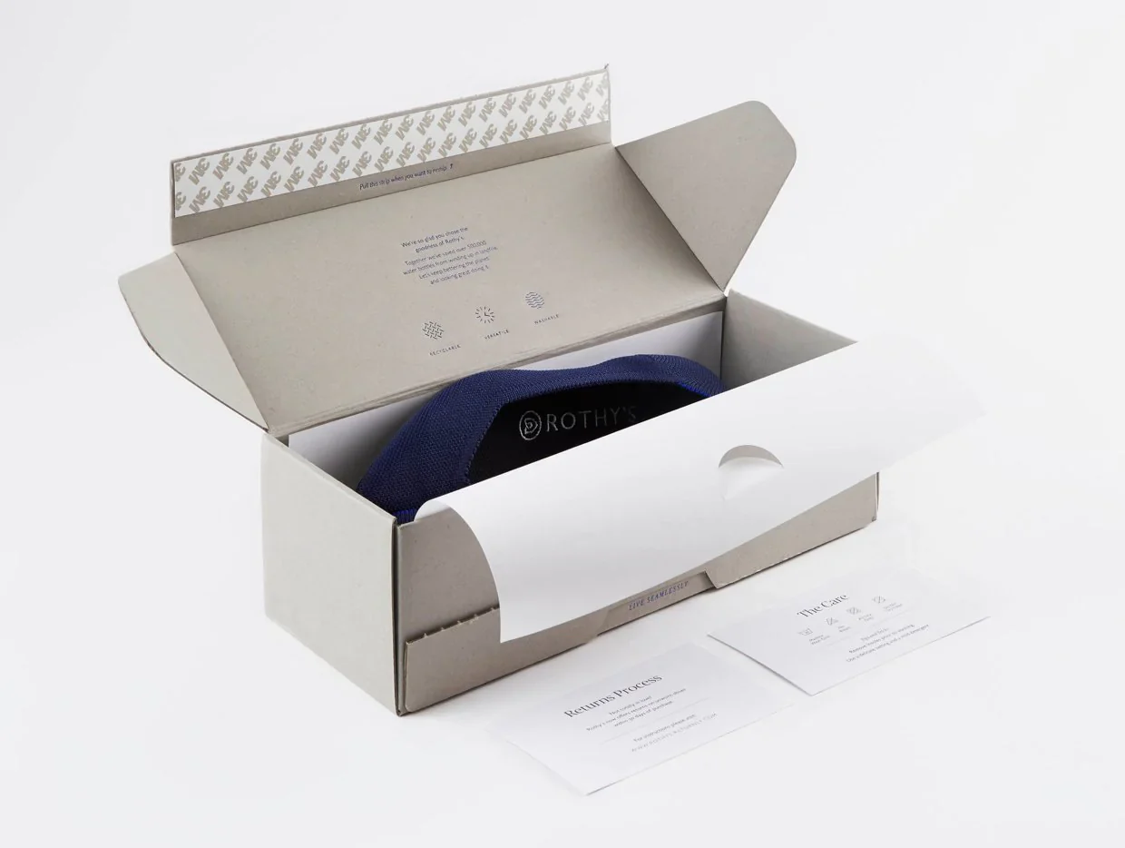 Rothys packaging