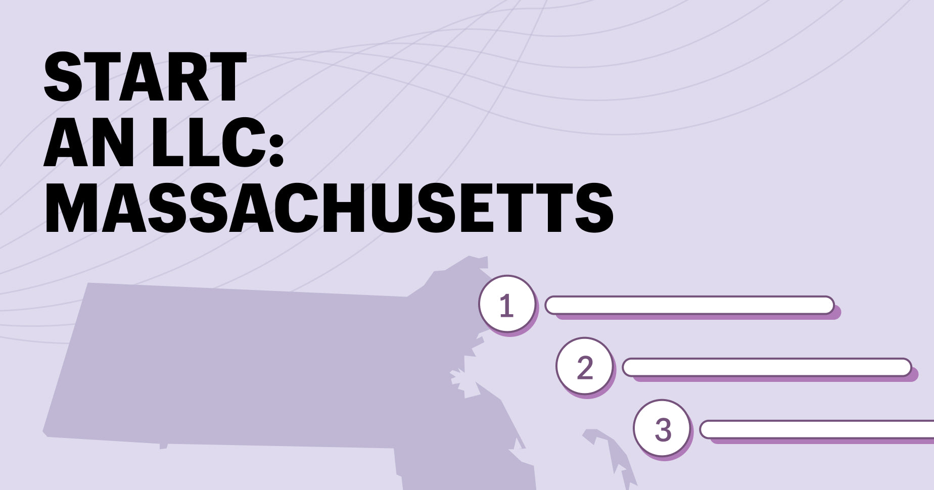 A map of Massachusetts behind a generic to-do list.