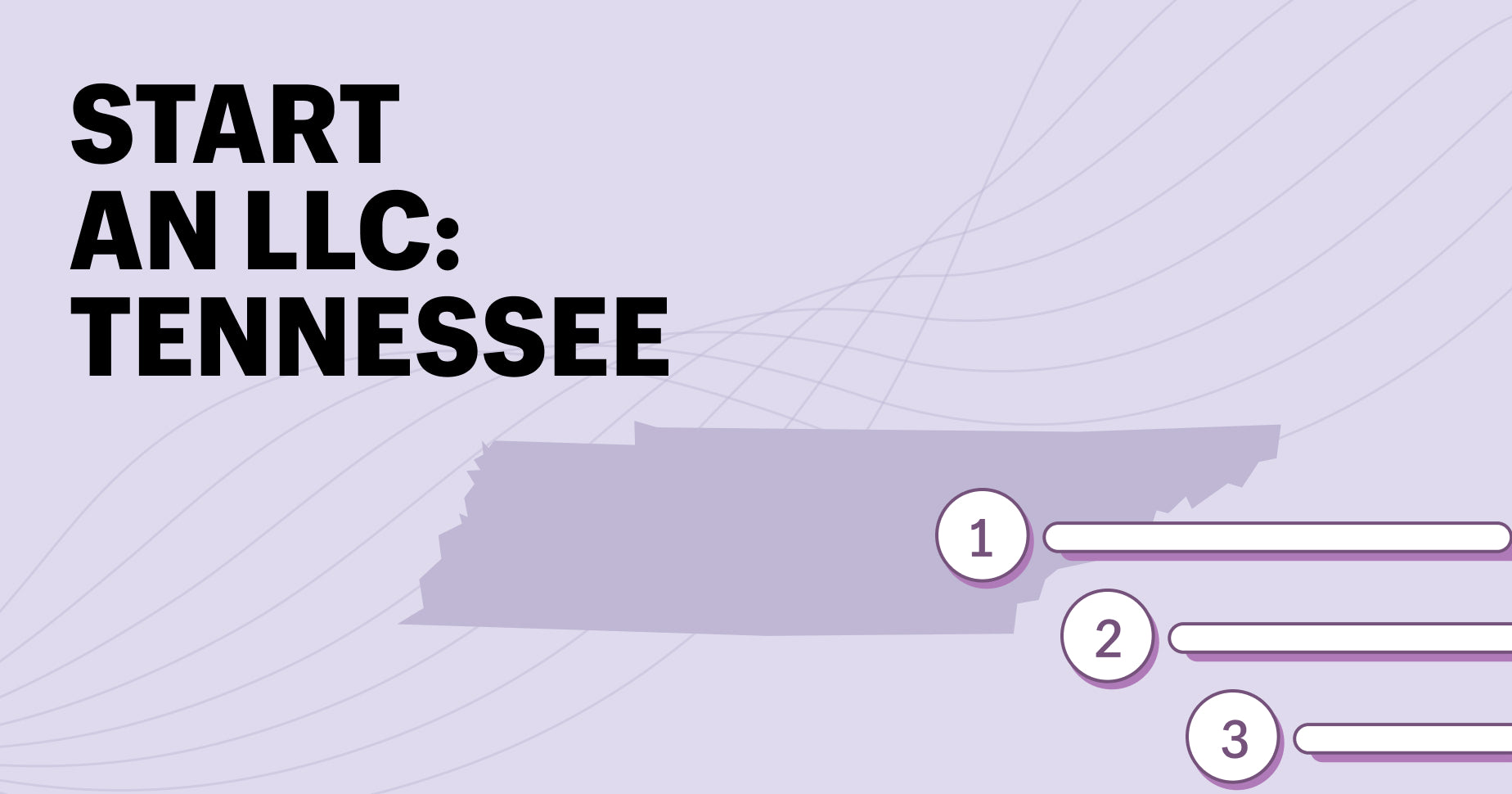 Graphic with an outline of the state of Tennessee.