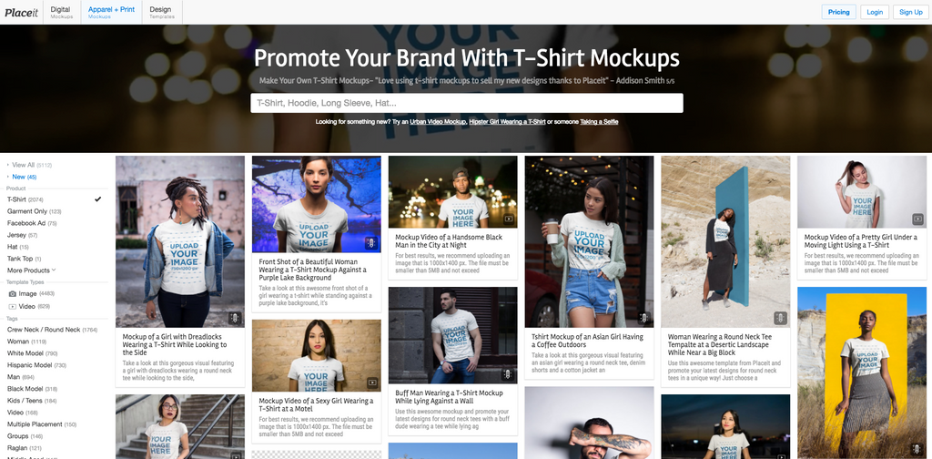Download T-Shirt Templates: 22 Awesome T-Shirt Mockups & PSD Templates