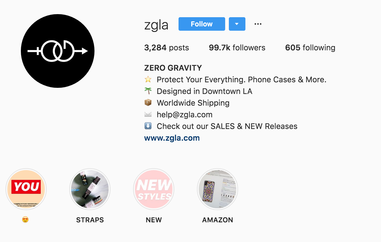 ZGLA Instagram Bio