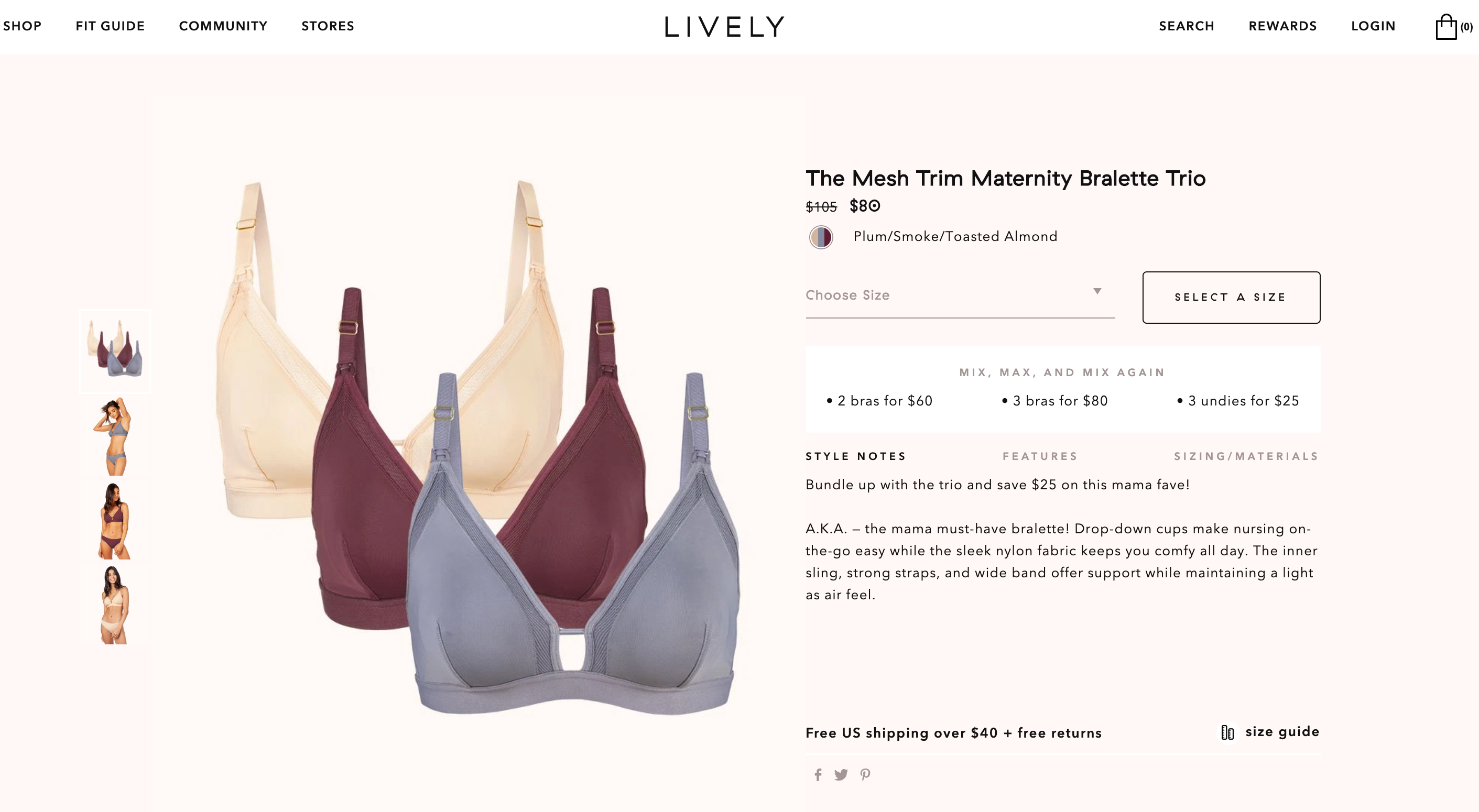 Lively bra bundle