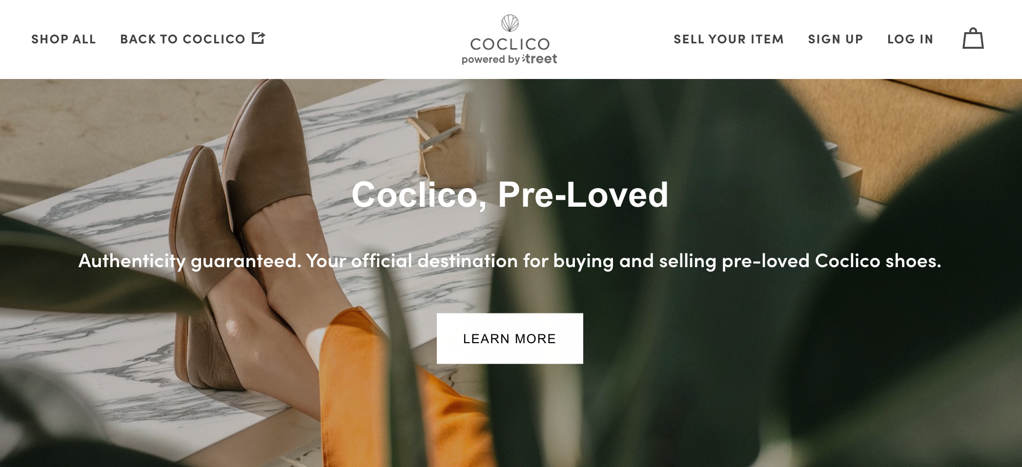 Coclico's pre-loved section