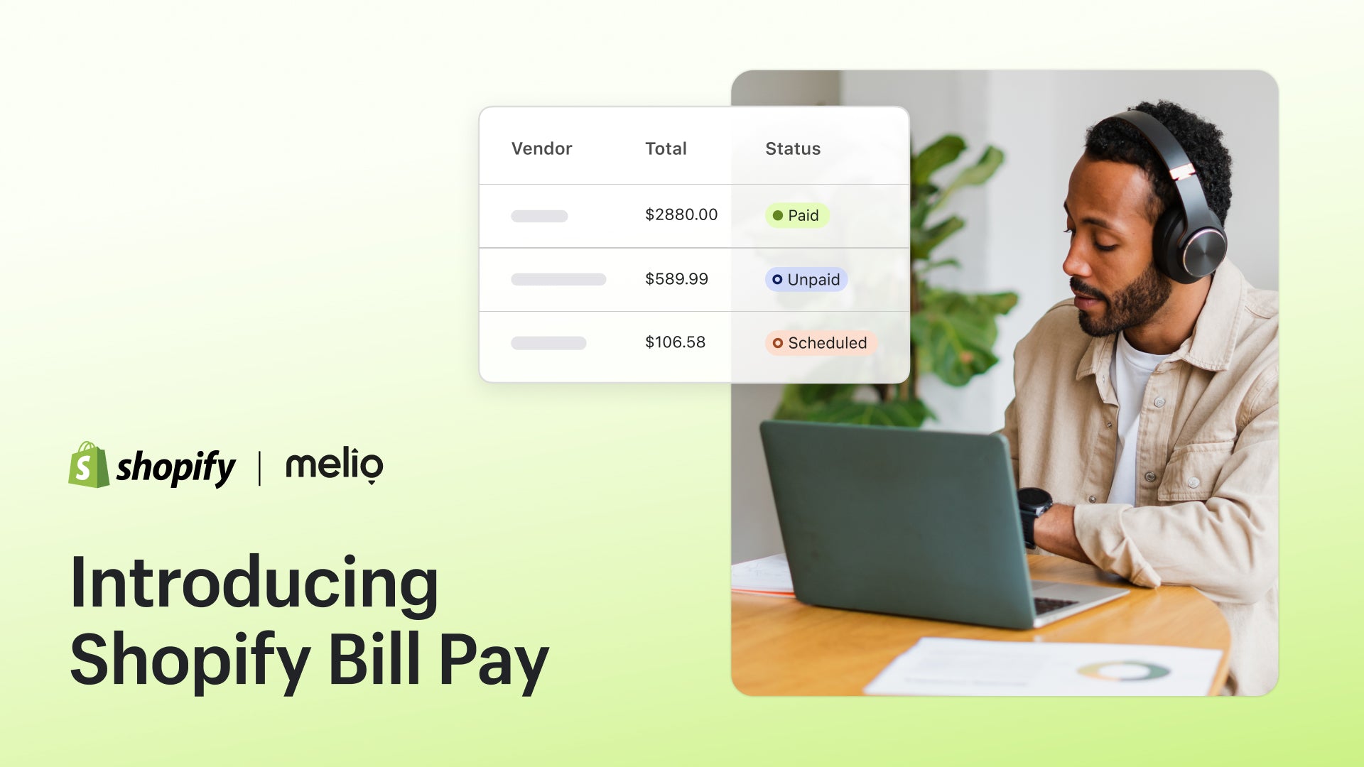 Shopify Bill Pay 