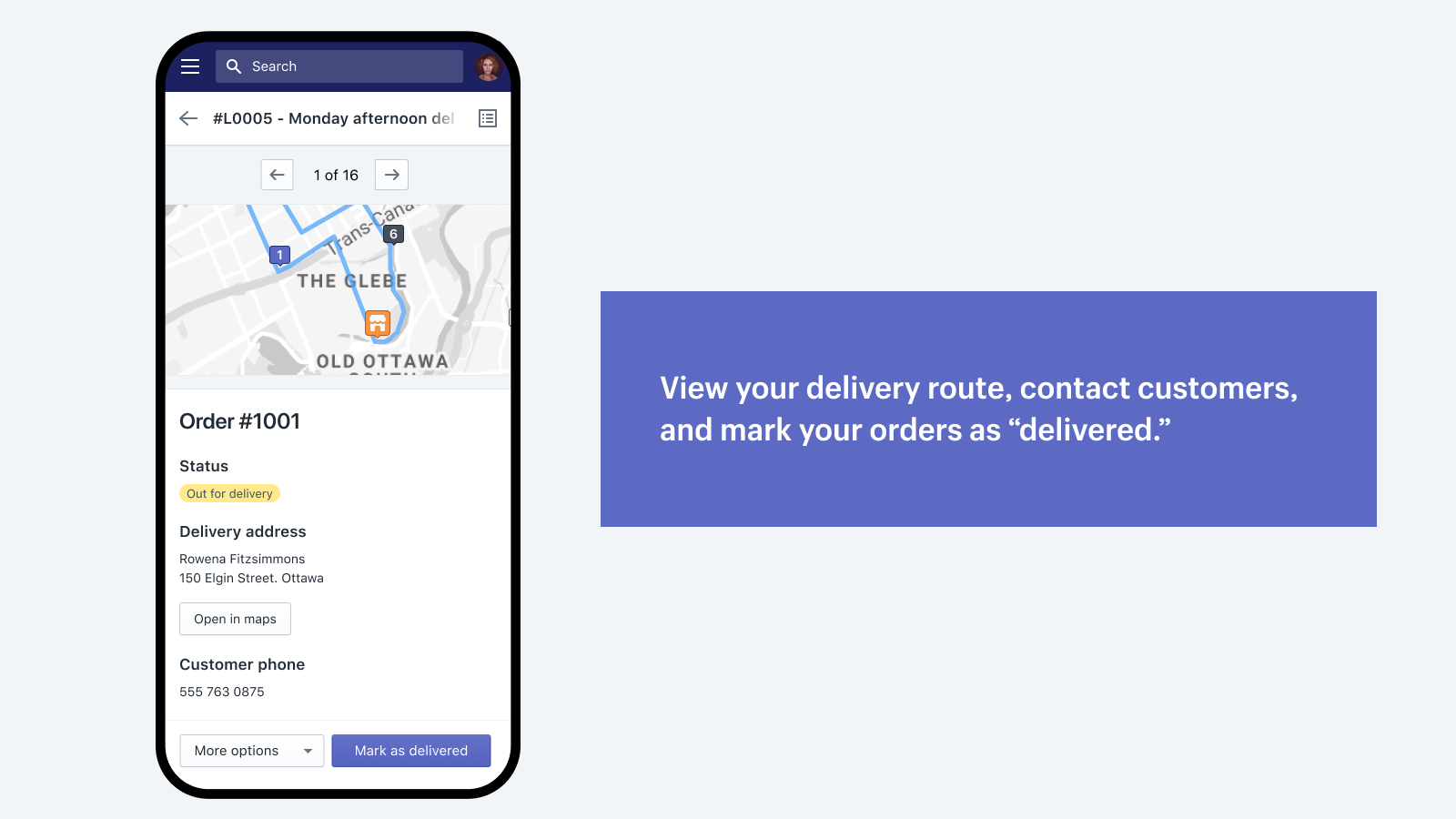 Shopify Local Delivery app