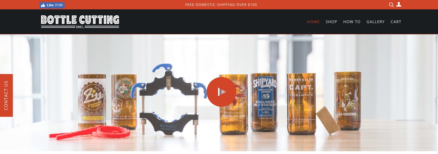 bottlecutting homepage video header