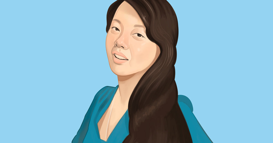 Illustration of Tina Gong, founder of Labyrinthos