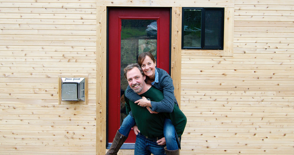 Gabriella and Andrew Morrison, tiny house builders