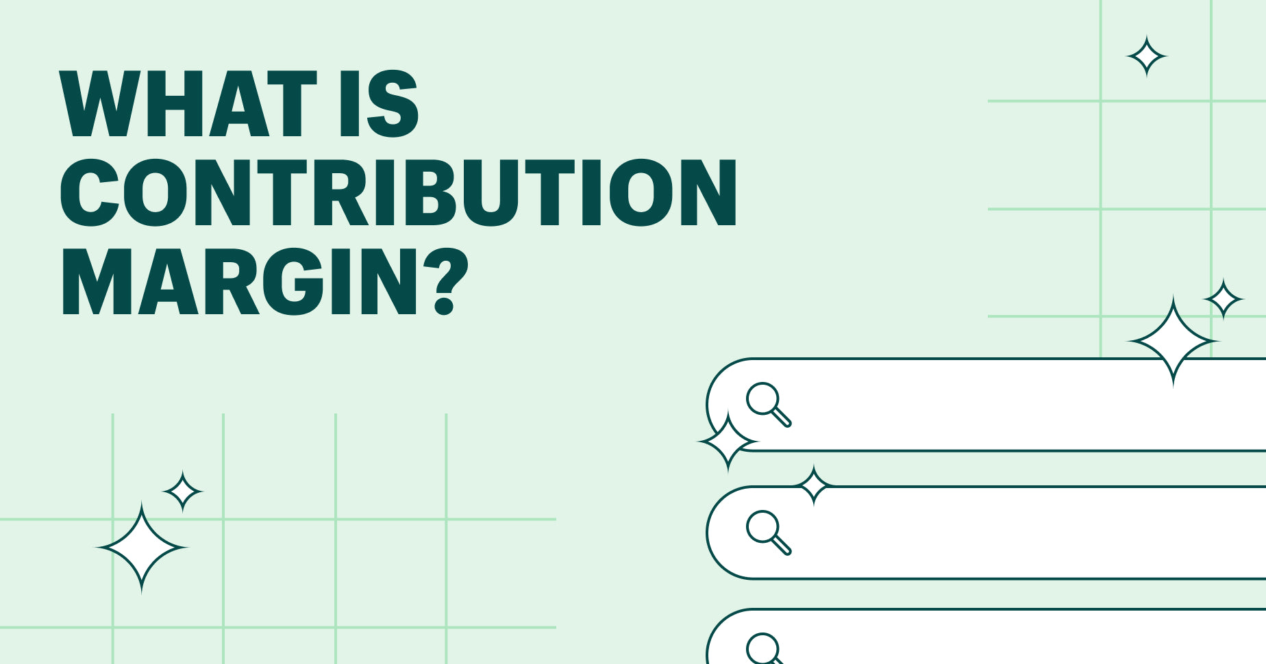 what is contribution margin