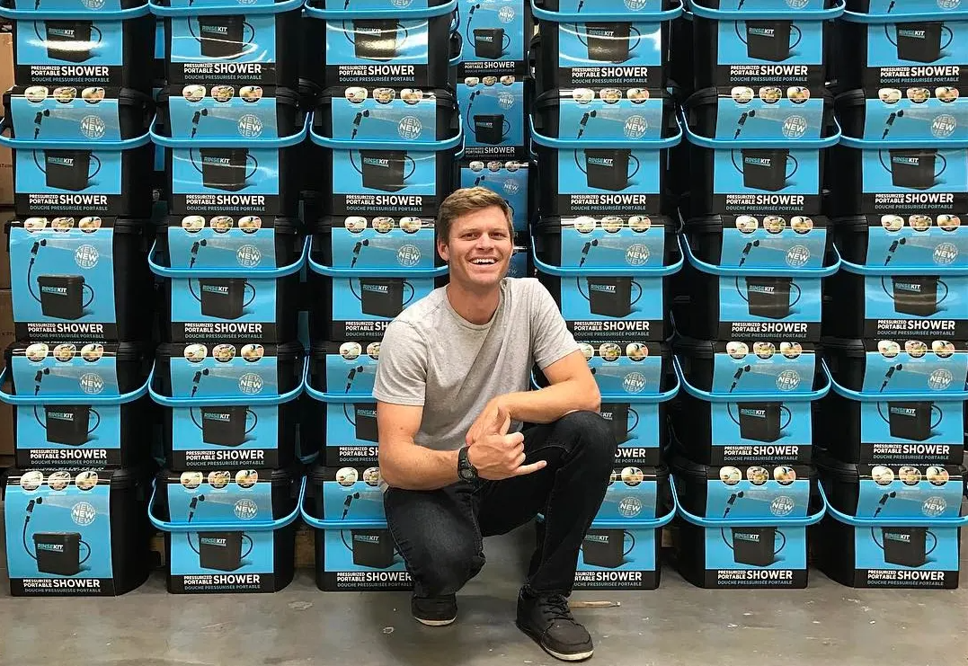 Founder Chris Crawford owned a pool company before he went on to create RinseKit back in 2014.