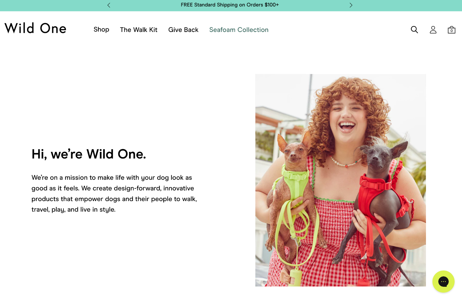 About Us page for brand Wild One