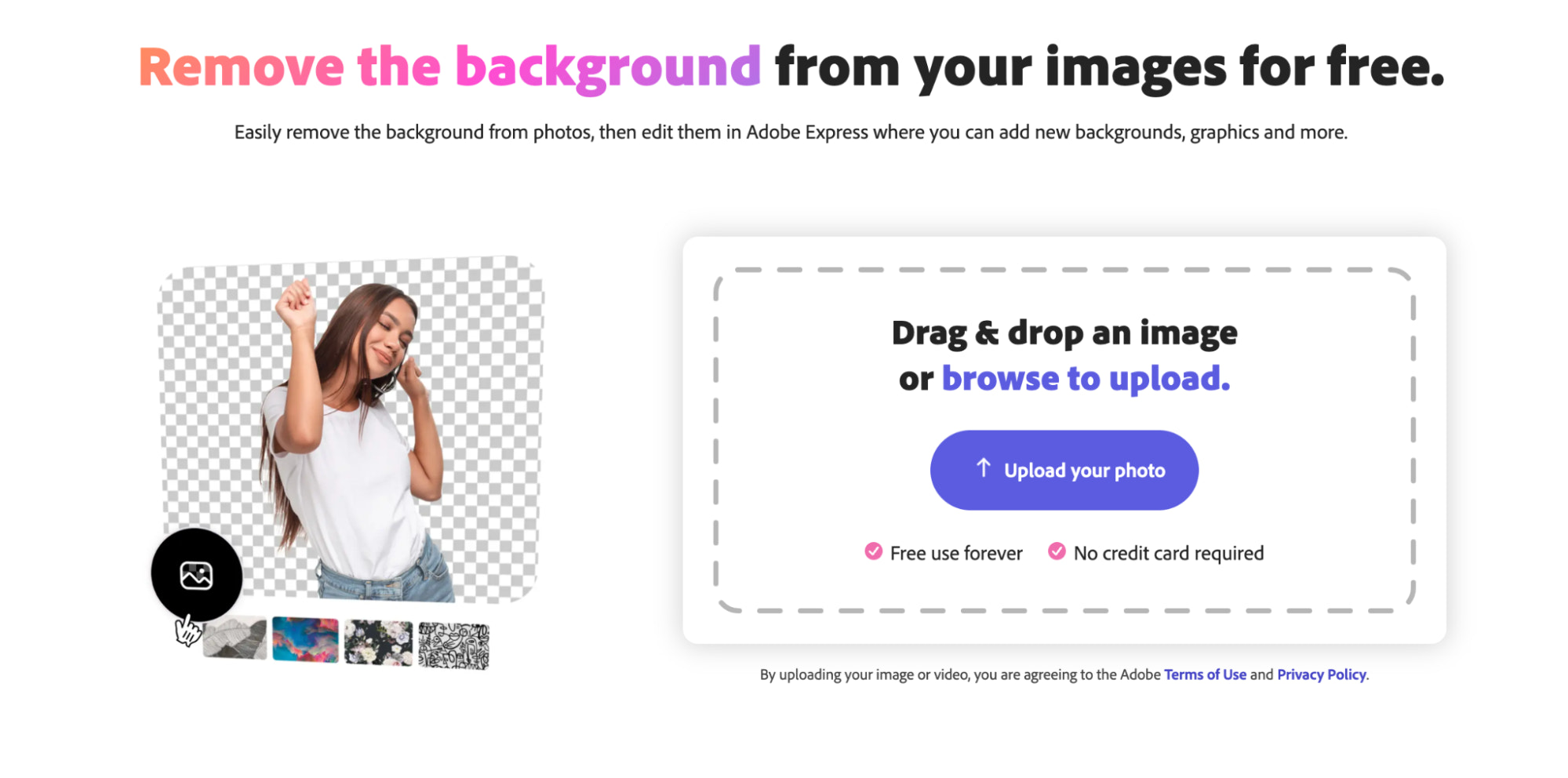 Free Transparent Background Maker: remove white background from image