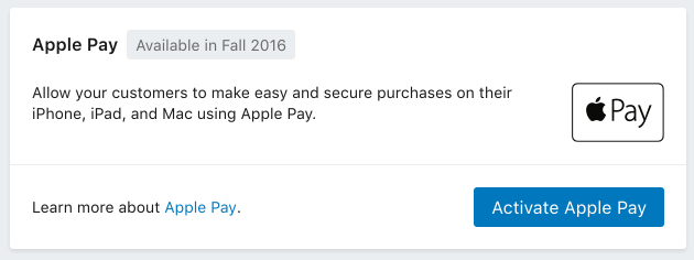 activate apple pay card
