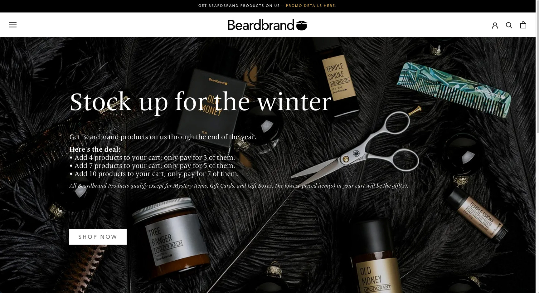 Beardbrand website