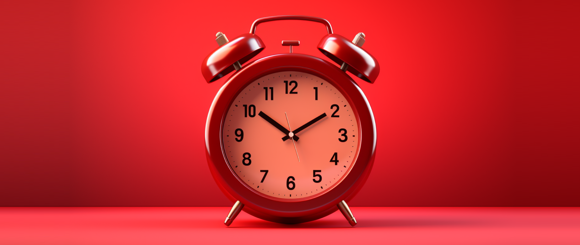 a red alarm clock: best time to upload to youtube