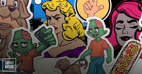 A selection of stickers by Blank Tag Co.