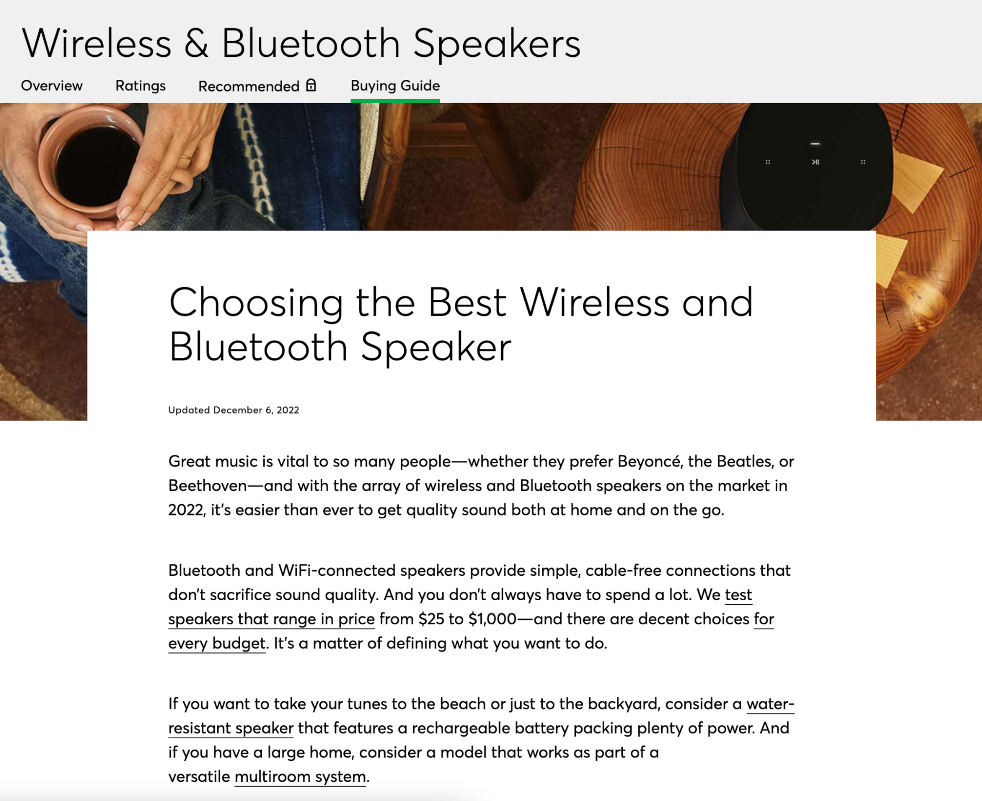 bluetooth speaker guide