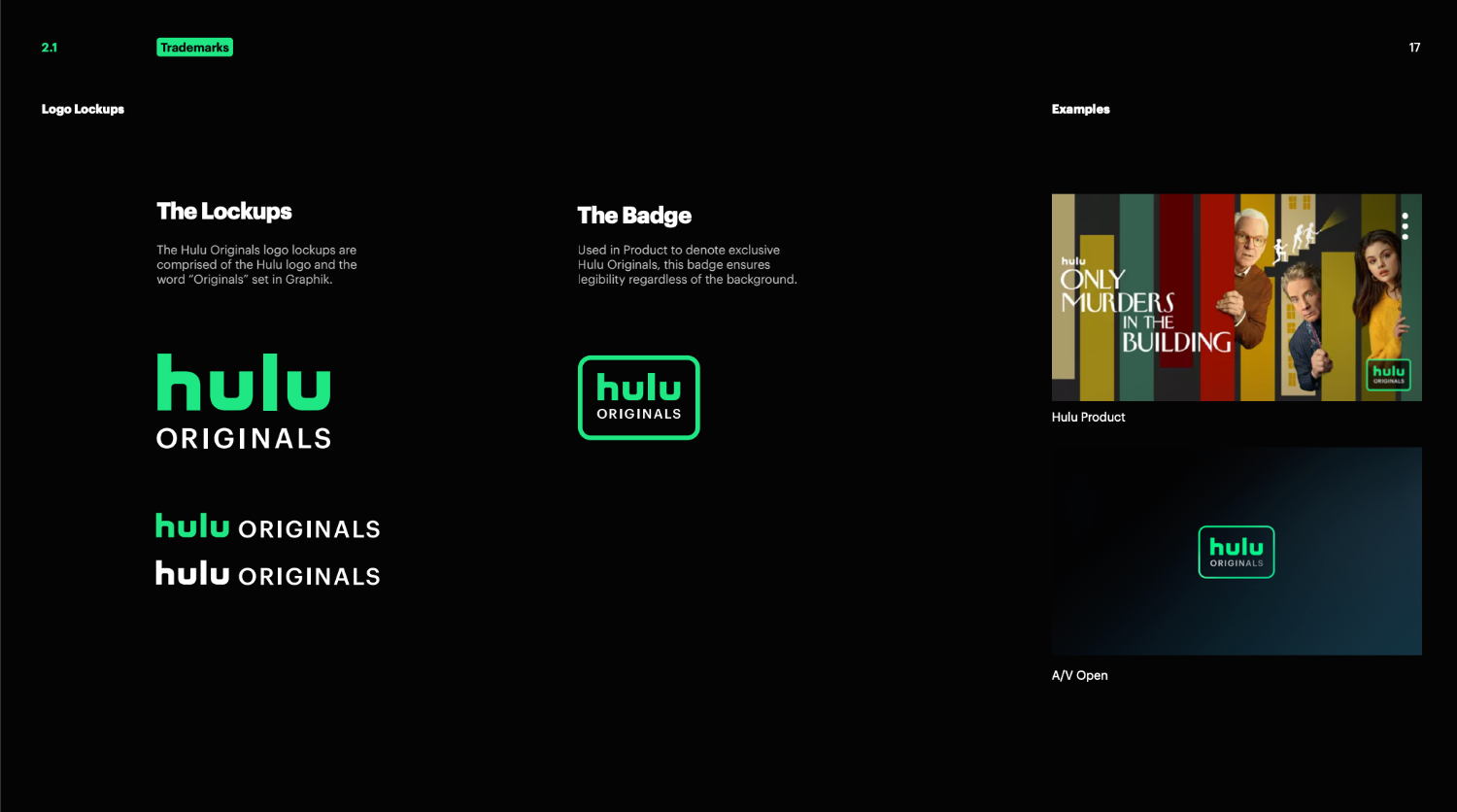 Brand guidelines from brand Hulu
