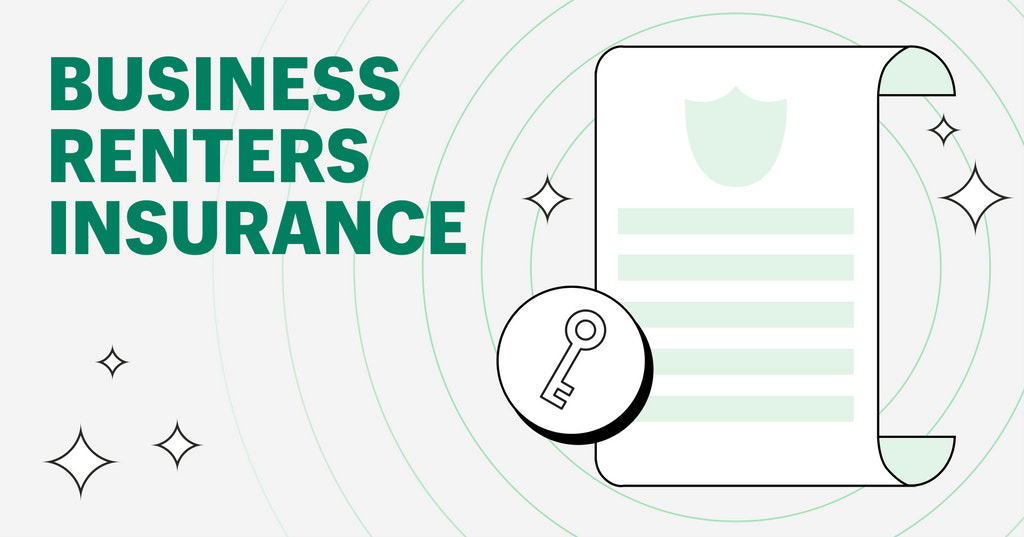 business renters insurance, scroll and key icon