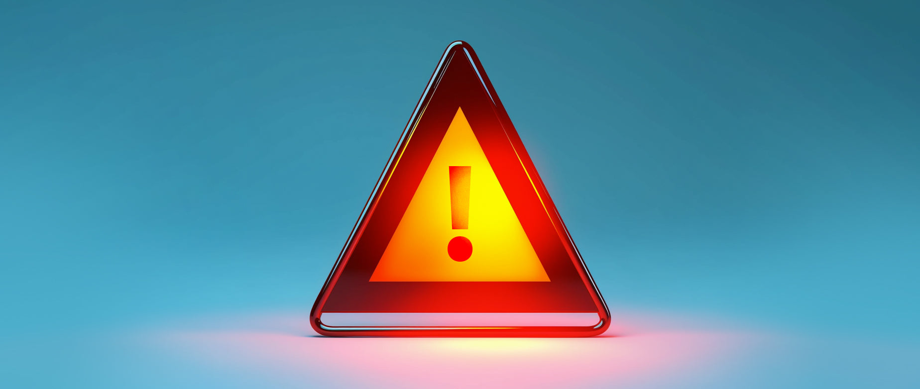 red triangle warning sign: business risk management