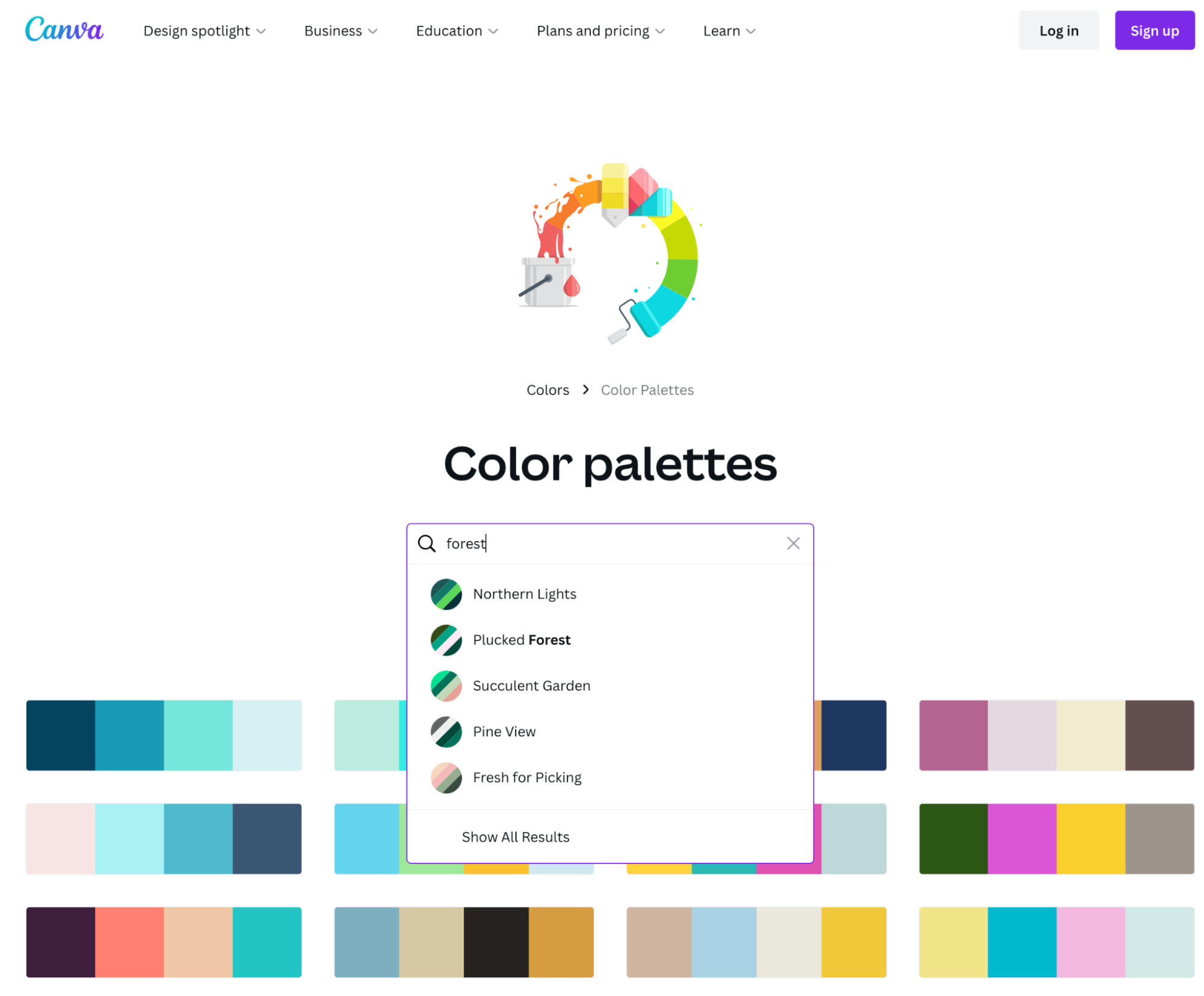 canva color palette generator can help to design your shopify store
