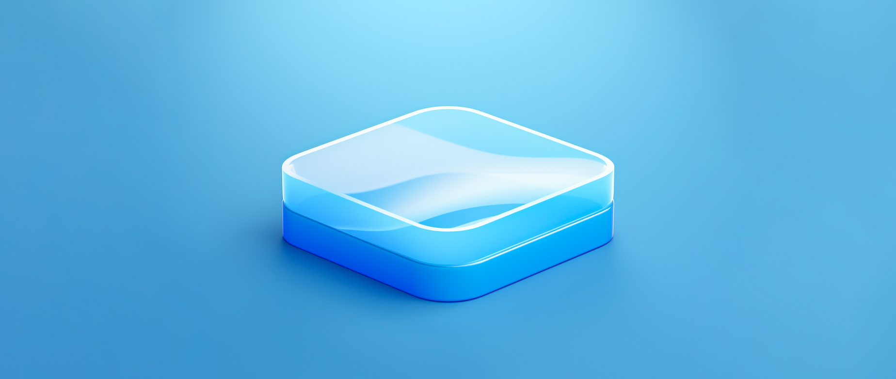 image of a light blue 3D square representing cheap ecommerce platforms